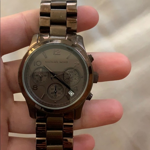Chocolate Brown Michael Kors Watch - Picture 3 of 3